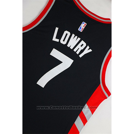 Maglia Toronto Raptors Kyle Lowry #7 Nero